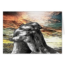 Morning Prayer Catholic Christian BLANK Stationary Cards