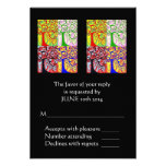 Morning Service OR Evening Affair 'Reply' Card Personalised Announcement