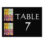 Morning Service OR Evening Affair TABLE NUMBERS Invitations