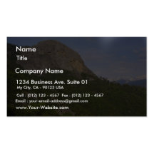 Moro Rock Sequoia Park Granite Forests Business Card Template