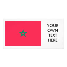 Morocco Flag Photo Greeting Card