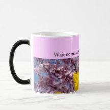 Morphing Mug Wait No More Happy Spring Daffodils