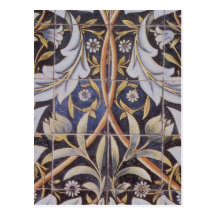 Morris tiles de Morgan Post Card