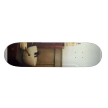 Mortar and Pestles on Desk Skate Deck