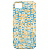 Mosaic in blue and orange casemate cases