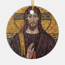 Mosaic Jesus Ornament