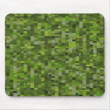 Mosaic Leaf Green Mousepad