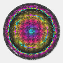 Mosaic rings stickers