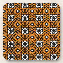 Mosaic Tile Print Cork Coaster
