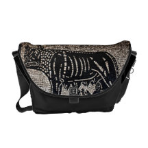 Mosaics of Rome Courier Bag