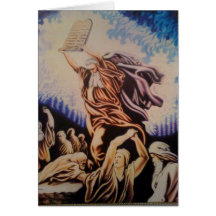 Moses Greeting Card