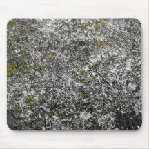 Moss Covered Rock Texture Mousepads