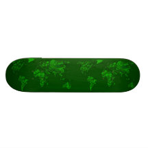 Moss green atlas skate decks