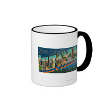 Moss Landing, California - Large Letter Scenes Coffee Mug