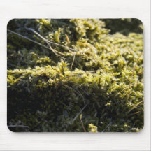 Mossy green mouse pad