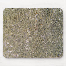 Mossy ground texture mouse pads