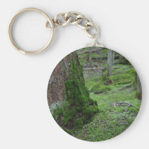 Mossy Trees Forests Woods Key Chains