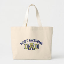 Most Awesome Dad Tote Bags