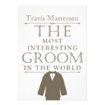 Most Interesting Groom Bachelor Party Invite