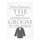 Most Interesting Groom Bachelor Party Invite