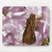 Moth & Lilac Mouse Pad