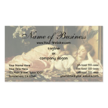 Mother and Child (Cherries) Lord Frederic Leighton Business Card Template