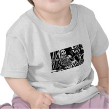 "Mother and Child Skeletons" by Leopoldo Mendez T-shirts