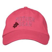 Mother Bear Embroidered Hat