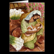 MOTHER & CHILD WITH CALLAS 1.8MB cards