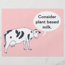 Mother Cow, Consider plant based milk, flyers