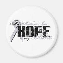Mother-in-law My Hero - Lung Hope Magnet