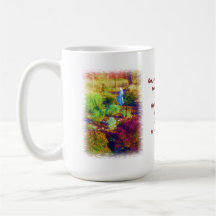 Mother Mary's Garden serenity prayer mug
