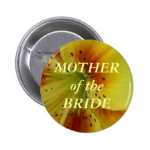 Mother Of The Bride Buttons