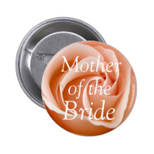 Mother Of The Bride Pinback Buttons