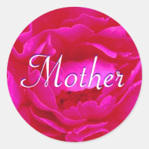 Mother Pink Rose Sticker