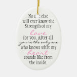 Mother Quote ornaments