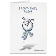 Mothering Sunday "I love ewe, Mum! Cards
