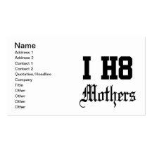 mothers business card templates