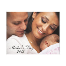 Mother's Day 2013 Family Portrait Canvas Print