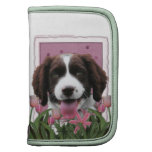Mothers Day - Pink Tulips English Springer Spaniel Organizers