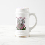 Mothers Day - Pink - Tulips - Weimeraner - Blue Coffee Mugs