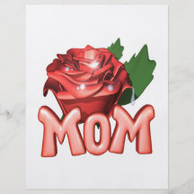 Mothers Day Rose Flyer