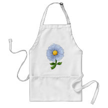 Mother's Flowers · Blue Flower Aprons