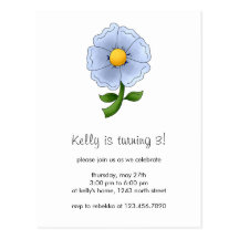 Mother's Flowers · Blue Flower Postcards