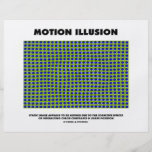 Motion Illusion (Optical Illusion) Full Colour Flyer