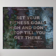 Motivational Poster for Fitness Quote #001