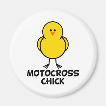 Motocross Chick Magnets