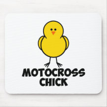 Motocross Chick Mouse Pads