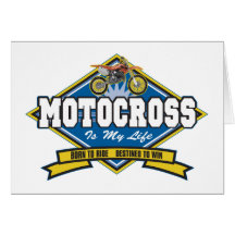 Motocross is My Life Greeting Cards