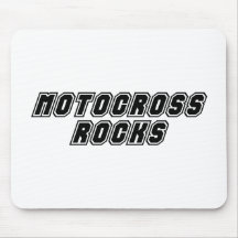 Motocross Rocks Mouse Pads